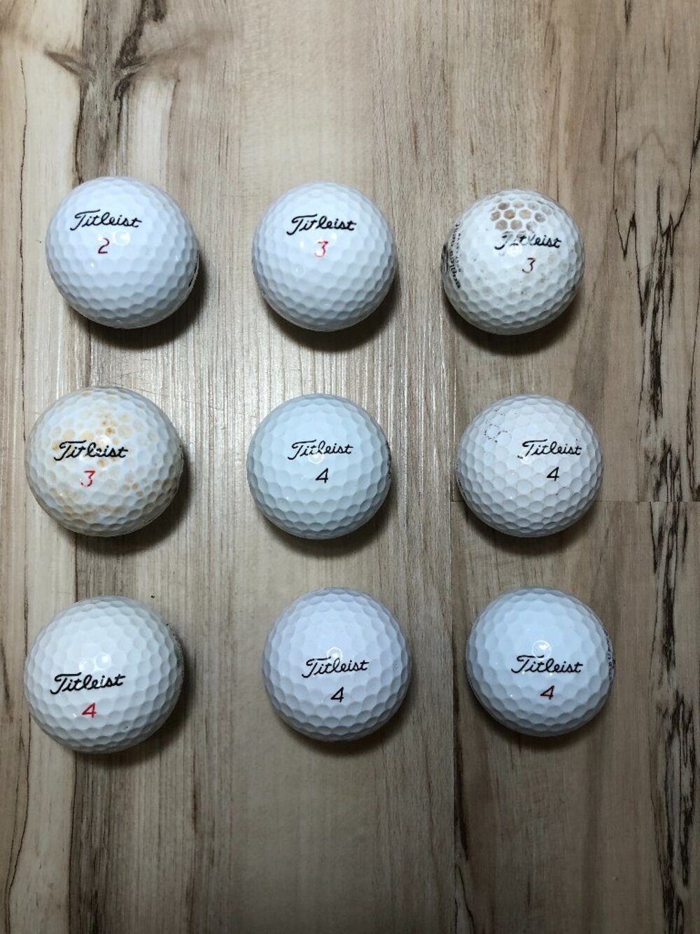 9 Titleist Golf Balls Pro V1 NXT Tour Logo RBC Canadian Open Course Used